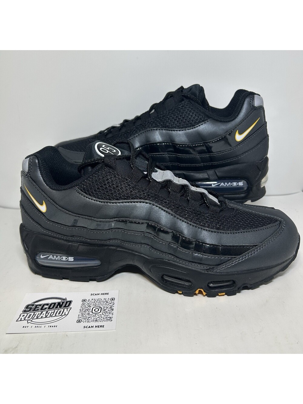 Nike Air Max 95 SE Big Bubble Total 90 Black - Size 9.5 NEW - (IB6830-001)